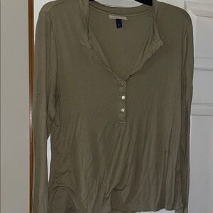 Universal Thread Khaki Button-Down Shirt